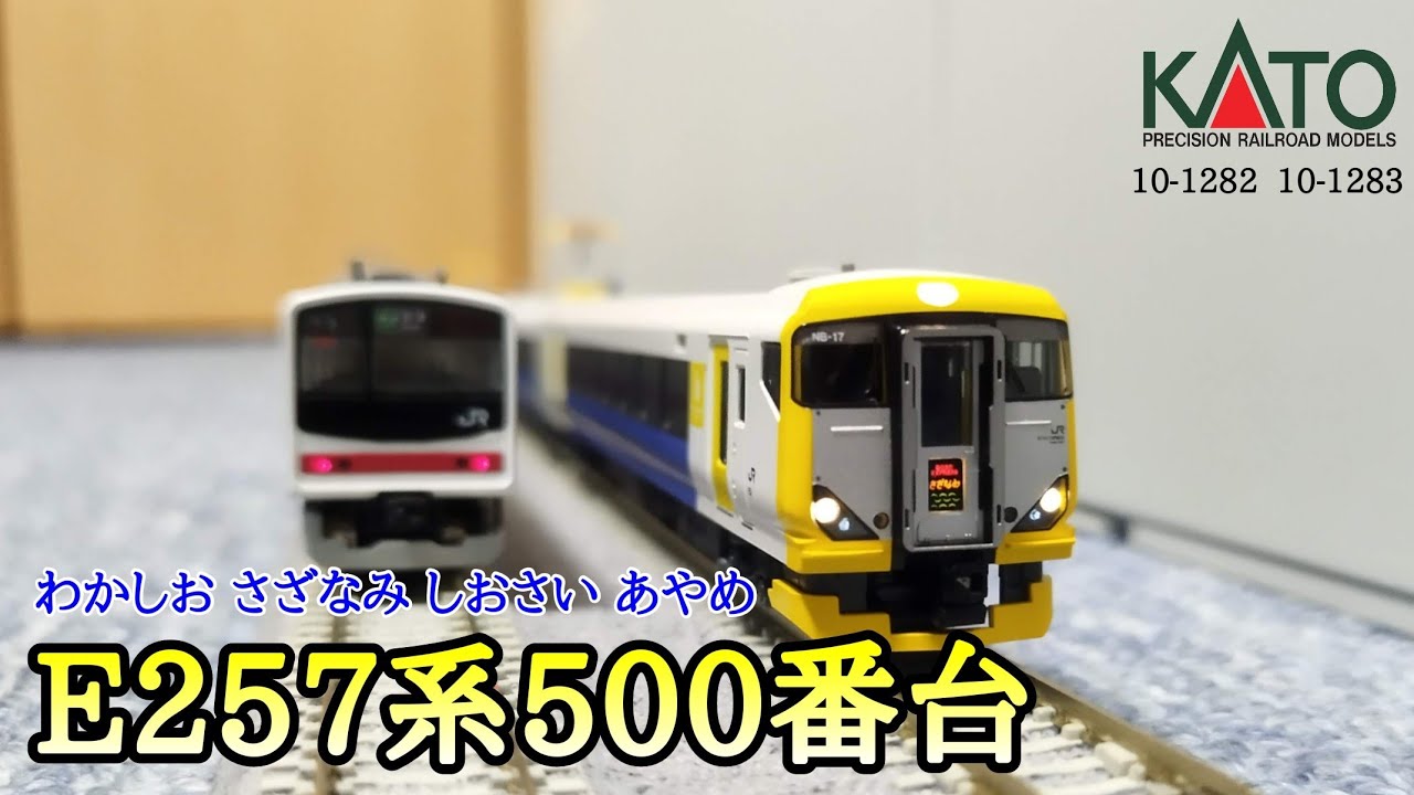 比較動画】第16回 KATO 10-1282 E257系500番台とマイクロエース A8992