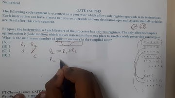 GATE CSE 2013 || COMPUTER ORGANIZATION || GATE Insights Version: CSE
