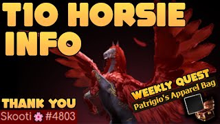 T10 Dream Horse Information /  Free Patrigio's Apparel Bag | Daily Dose of BDO