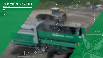 Komptech Nemus screening compost
