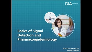 Basics of Signal Detection and Pharmacoepidemiology