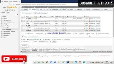 CARA MEMBUAT RANCANGAN DATA BASE