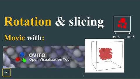 Ovito movie - 4 || Rotation + Slicing || Sinter Ni || Importance of selecting Animation parameter