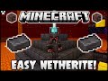 5 *SUPER EASY* Ways to Get Netherite in Minecraft!