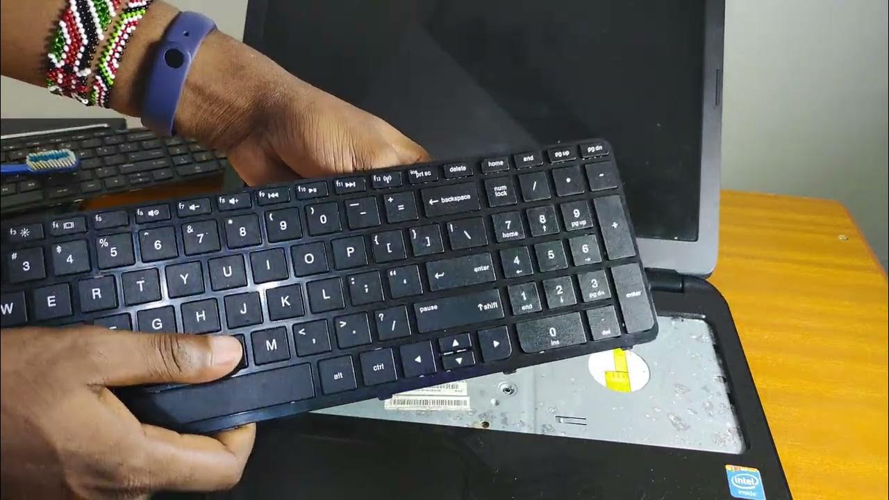 How to Replace HP 15r000nia Laptop Keyboard in 7 Minutes YouTube