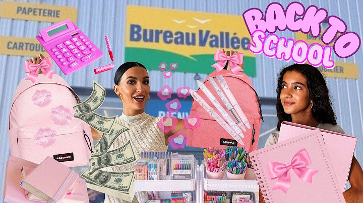 BACK TO SCHOOL [chasse aux fournitures scolaires 2024-2025] #collaborationcommerciale #backtoschool