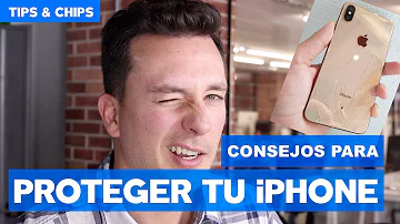 ¿Cómo puedo proteger mi iPhone?