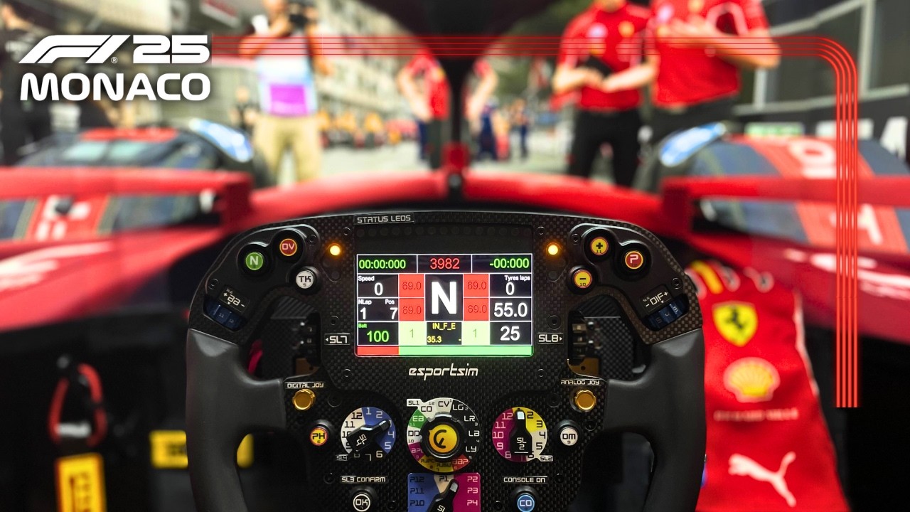 ULTRA REALISTIC F1 25 Gameplay - Ferrari SF-25 Lewis Hamilton Monaco at Night