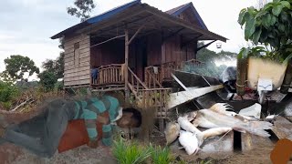 camping di pondok kebun pulang pagi bawak banyak ikan baung