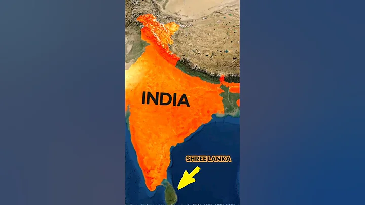 Why is Sri Lanka present in the Indian map? | #shorts #india #viral #srilanka