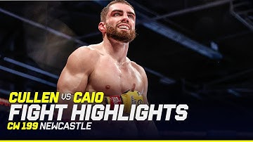 KICK CONTROVERSY 😱 | Adam Cullen vs. Lucas Caio | CW 199 Newcastle Fight Highlights