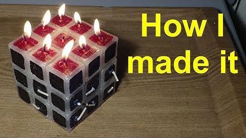 How to make a functional Candle Rubik