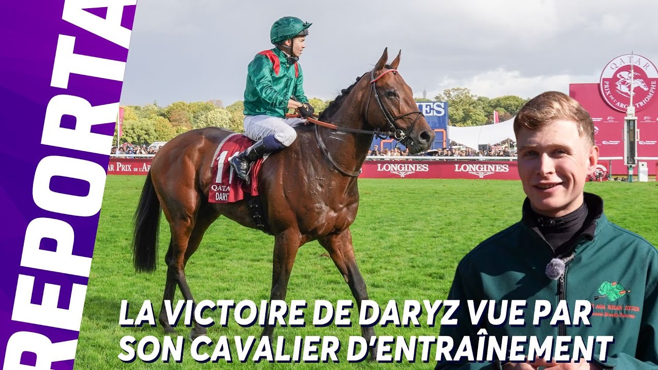 GUILLAUME NUGOU, CAVALIER D'ENTRAÎNEMENT DE DARYZ, REVIENT SUR LE QATAR PRIX DE L'ARC DE TRIOMPHE
