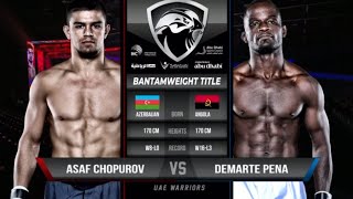 видео: UAE WARRIORS 64 - 🇦🇿 АСАФ ЧОПУРОВ VS 🇦🇴 ДЕМАРТЕ ПЕНА картинка: UAE WARRIORS 64 - 🇦🇿 АСАФ ЧОПУРОВ VS 🇦🇴 ДЕМАРТЕ ПЕНА