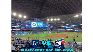 Blue Jays Vs Royals VLOGGG!!!!!!! May 1st 2024 MUST SEE!!!