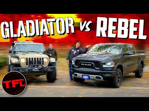 $55K Shootout: Jeep Gladiator Rubicon or Ram Rebel!