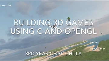 3D Game using C and OpenGL (CEDT 2025)