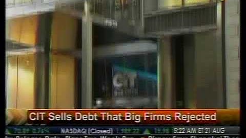 CIT Sell Debt That Big Firms Reject - Bloomberg