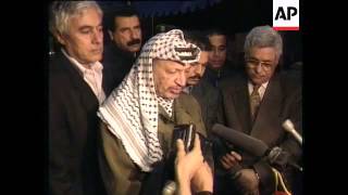 Israel/Gaza - Arafat's Condolences Over Rabin