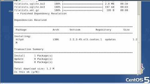 apache installation on vmware