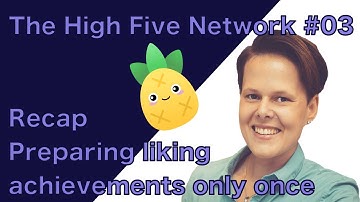 Recap: Preparing liking achievements only once | Pinia | Coding Sessions | The High Five Network #03