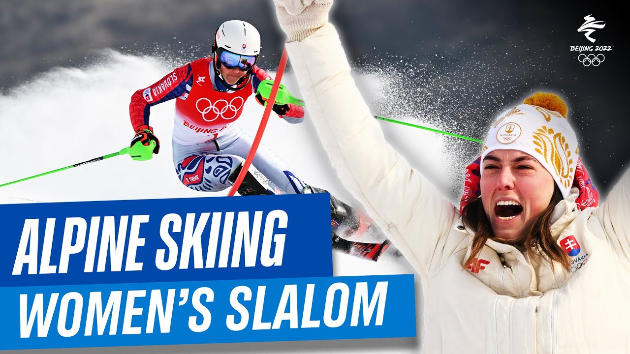Alpine Skiing - Womens Slalom - Run 1and2 Full Replay #Beijing2022