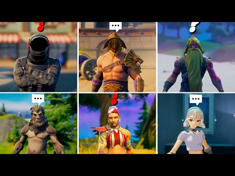 Fortnite ALL 40 New Bosses & Mythic Weapons Locations in Fortnite Season 5!