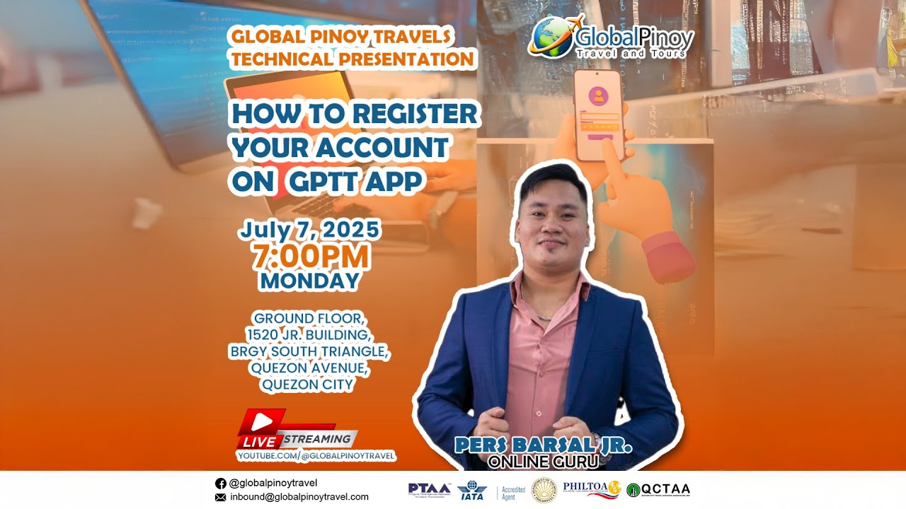 How to register your account on GPTT App 