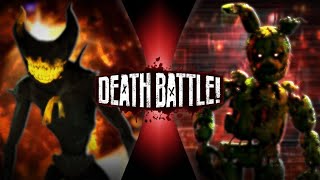 Ink Demon VS Springtrap (BATIM VS FNaF)|DEATH BATTLE Fan Trailer