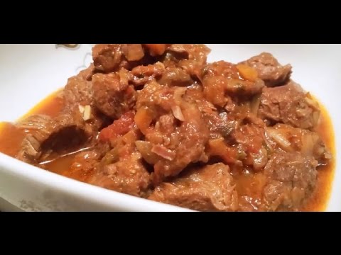 Spezzatino di carne ai funghi