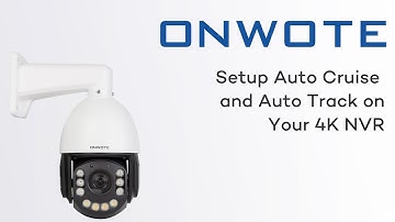 Setup Auto Cruise and Auto Track for 20x PTZ camera-D2A4K-PTZ20X