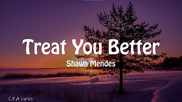 Shawn Mendes - Treat You Better (Lyrics)