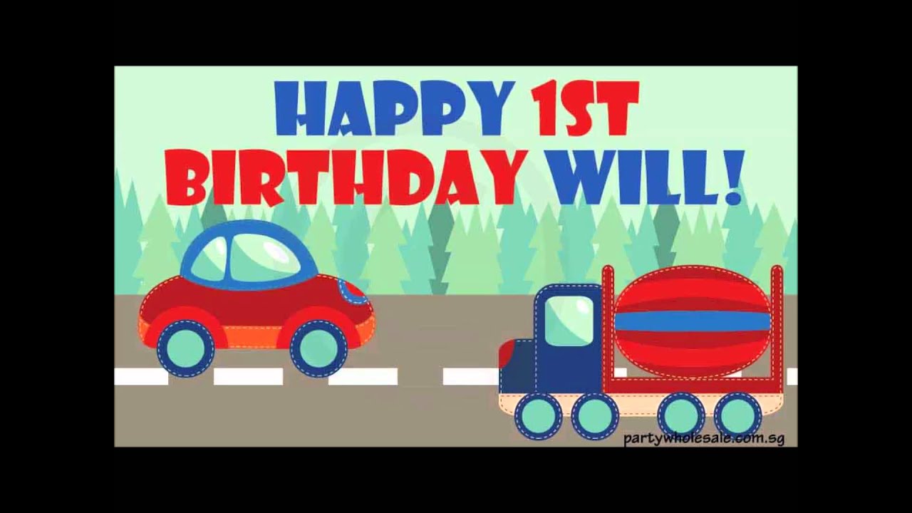 Custom Birthday Party Banner Singapore Youtube