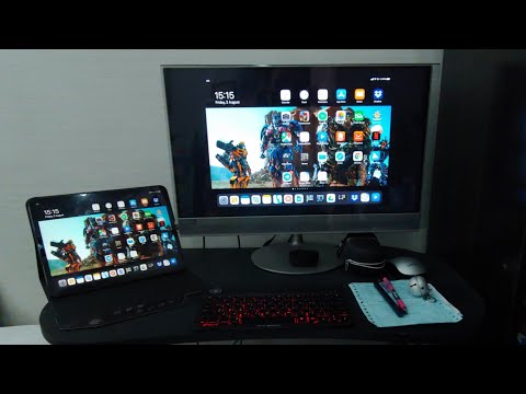 2019 Desktop set up for iPadOS 13 with AIO PC work with Windows and Mac in the same monitor
