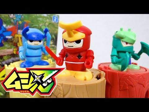 この冬バンダイのイチオシ商品！？『ムシ忍』一発参上ギミックを解説レビュー！カブトニン・クワガニン・カマキリニン