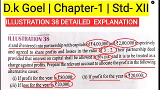 dk goel class 12 accountancy solutions chapter 1(Illustration 38) #account #dkgoelsolution