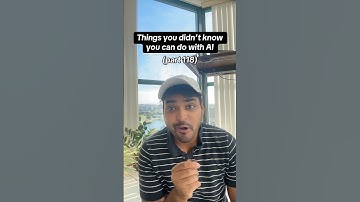 Things you didn’t know you could do with AI (part 118) #aitools