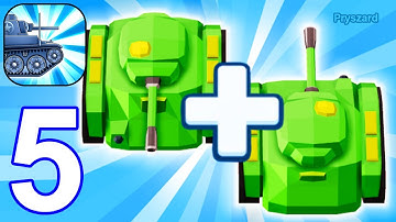 Merge Master: Tank Merge Stars - Gameplay Walkthrough Part 5 Levels 47-50 Tank War Army Commander