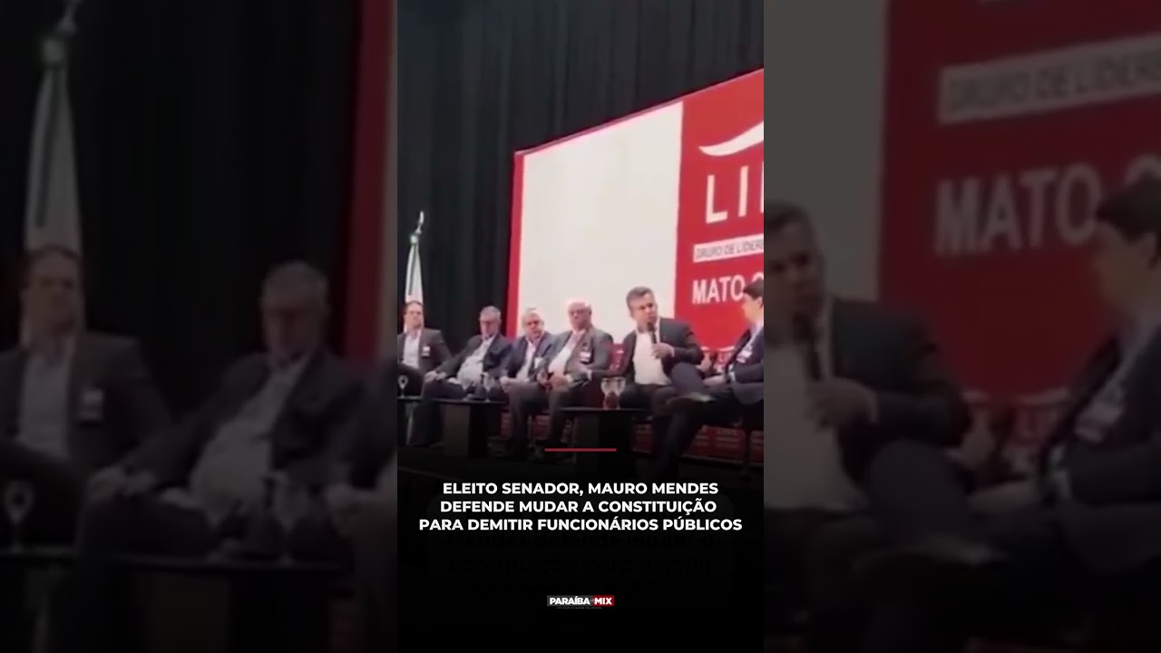 ELEITO SENADOR, MAURO MENDES DEFENDE MUDAR A CONSTITUIÇÃO PARA DEMITIR FUNCIONÁRIOS PÚBLICOS