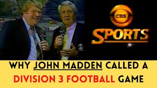 The CRAZIEST Broadcast of John Madden's CAREER