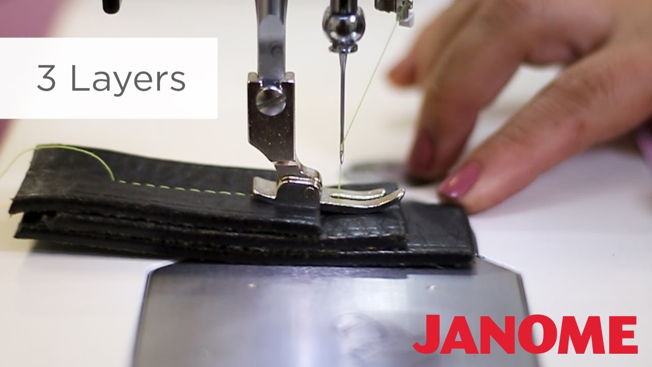 The HD9 Sewing through Leather