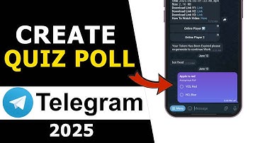 How to Create Quiz Bot in Telegram | 2025 Updated Way
