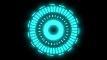 HUD Circle: Free Animation Video Footage