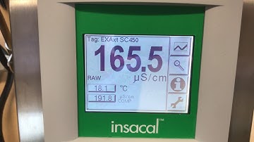 Insacal Conductivity calibration with T9 calibration Tank