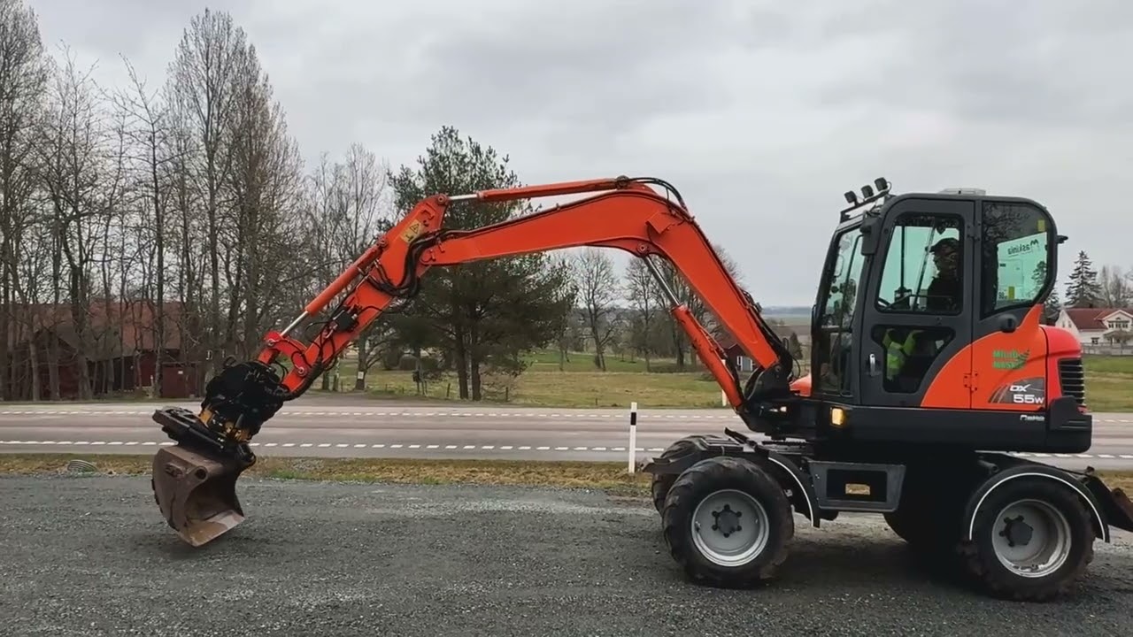 Hjulgrävare Doosan DX55WK