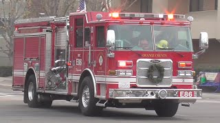 OCFA Engine 86 Responding