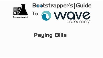 Learn Wave Accounting Part 20 - Paying Bills