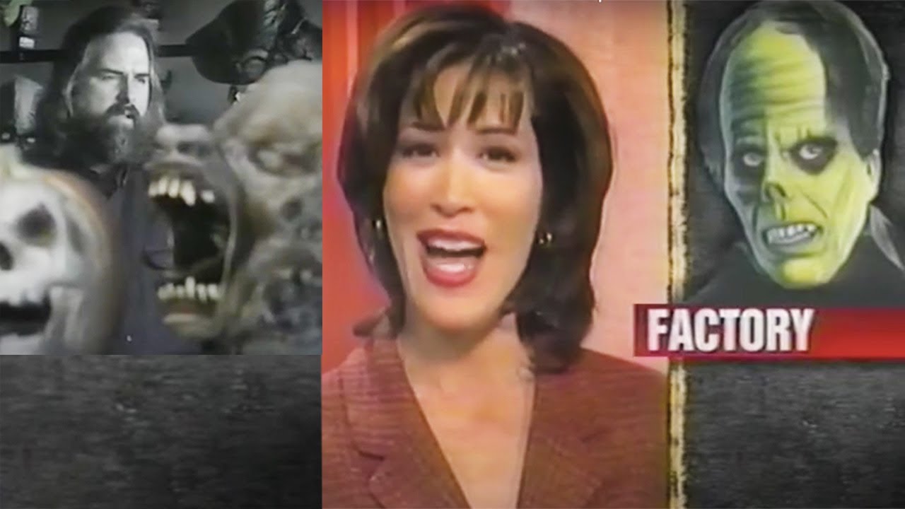 How Halloween Masks & Monsters Are Made | Distortions Unlimited On Channel 7 News Vintage Late 90's