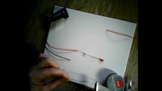 Making An Electronic Circuit for a Light Emitting Diode (LED)