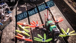 Folding props for racing drones by microheli.com